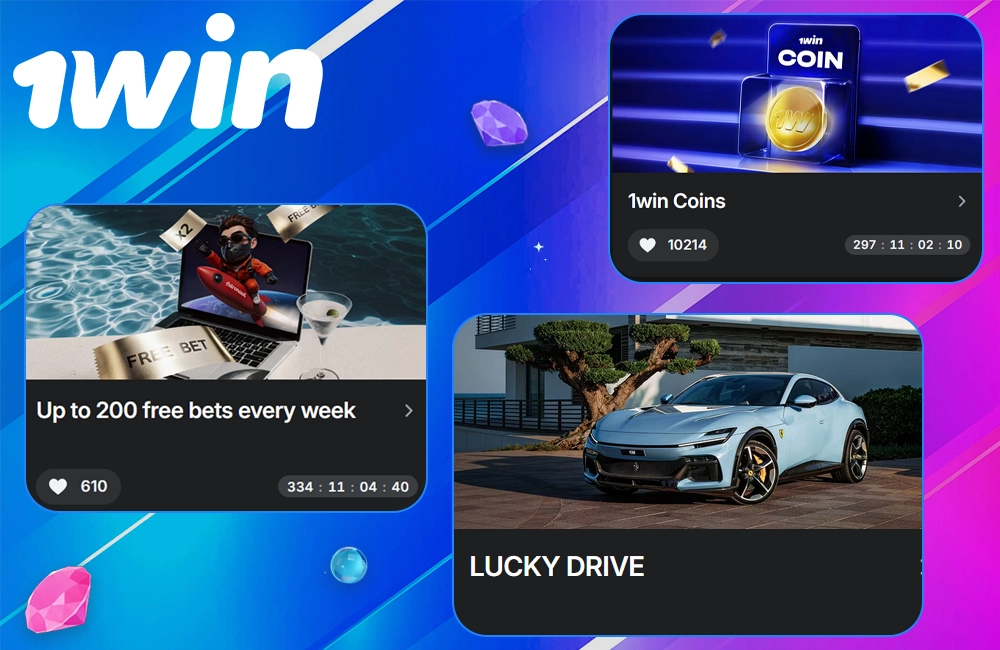 Additional Bonuses in 1win India